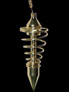 PENDULO DORADO ESPIRAL NO-16 6,5cm